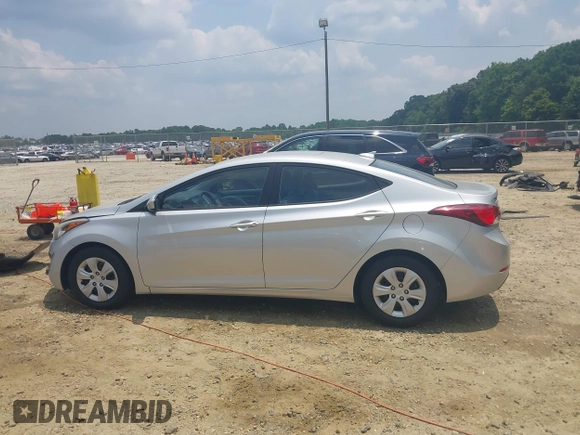 2016 Hyundai Elantra SE with VIN 5NPDH4AE5GH682981, listed as a IAAI auction lot 42413057 with 117,084 mi miles and . Bid and sale history available at DreamBid. Image 14.