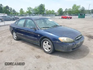 2000 Ford Taurus SEL with VIN 1FAFP56S7YG288846, listed as a IAAI auction lot 42115582 with 186,135 mi miles and . Bid and sale history available at DreamBid. Image 1.