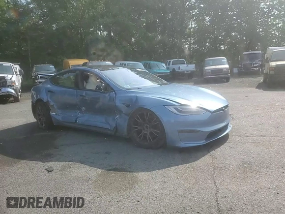 2021 Tesla Model S Long Range with VIN 5YJSA1E58MF440345, listed as a Copart auction lot 60188245 with Not provided miles and Salvage title. Bid and sale history available at DreamBid. Image 13.