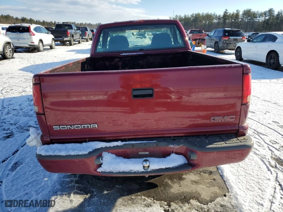 1999 GMC Sonoma with VIN 1GTCS1447XK508846, listed as a Copart auction lot 87912665 with 151,221 mi miles and Salvage Title. Bid and sale history available at carsss.com. Image 6.