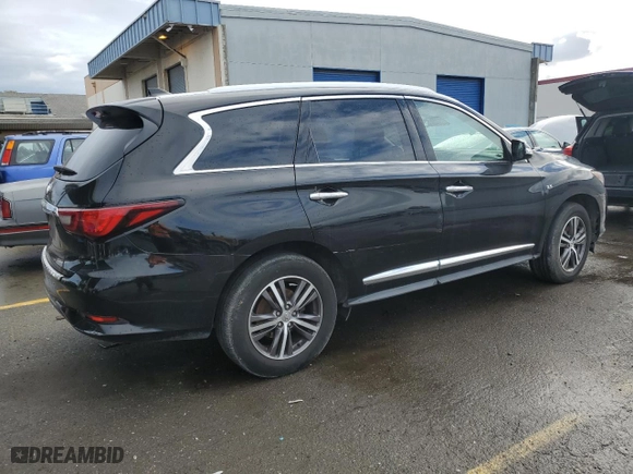 2019 Infiniti QX60 PURE with VIN 5N1DL0MN2KC553373, listed as a Copart auction lot 43206445 with NaN miles and Clean Title. Bid and sale history available at carsss.com. Image 3.