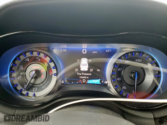 2015 Chrysler 300 S with VIN 2C3CCABGXFH842115, listed as a Copart auction lot 55680645 with 103,448 mi miles and Salvage Title. Bid and sale history available at DreamBid. Image 9.