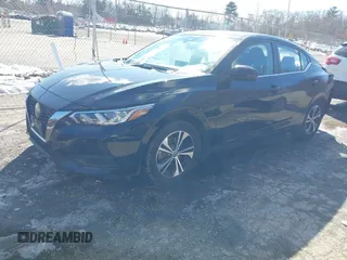 2022 Nissan Sentra SV with VIN 3N1AB8CV9NY235680, listed as a IAAI auction lot 41523366 with 27,277 mi miles and . Bid and sale history available at DreamBid. Image 19.