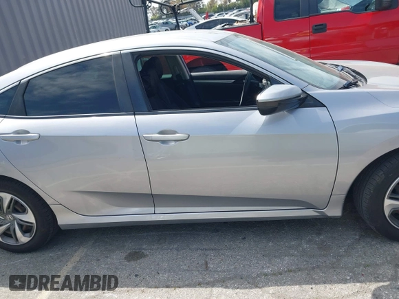 2019 Honda Civic Sedan LX with VIN 2HGFC2F61KH536965, listed as a IAAI auction lot 42030634 with 1 mi miles. Bid and sale history available at carsss.com. Image 13.