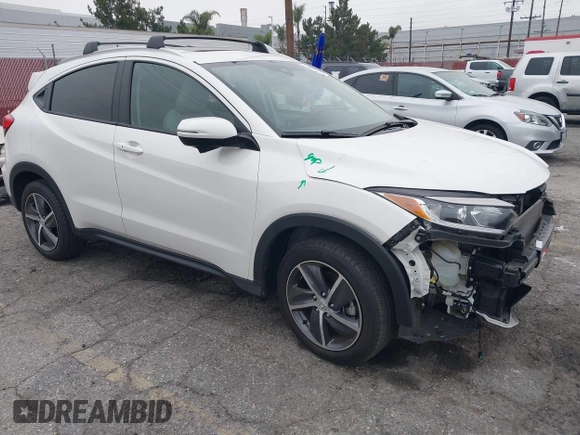 2022 Honda HR-V EX with VIN 3CZRU6H58NM722684, listed as a IAAI auction lot 41893049 with 18,346 mi miles. Bid and sale history available at carsss.com. Image 1.