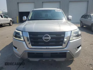 2021 Nissan Armada SV with VIN JN8AY2AD8M9661419, listed as a Copart auction lot 62631524 with 76,739 mi miles and Salvage Title. Bid and sale history available at carsss.com. Image 5.
