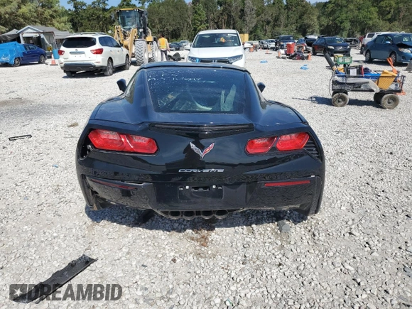 2015 Chevrolet Corvette 1LT with VIN 1G1YA2D73F5115425, listed as a Copart auction lot 76010124 with Not provided miles and Clean title. Bid and sale history available at DreamBid. Image 6.