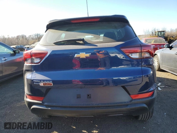 2022 Chevrolet TrailBlazer LS with VIN KL79MNSL6NB015191, listed as a Copart auction lot 81223134 with 24,276 mi miles and Salvage Title. Bid and sale history available at carsss.com. Image 6.