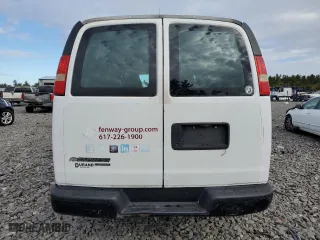 2012 Chevrolet Express Cargo Van with VIN 1GCWGFFAXC1135364, listed as a Copart auction lot 73774334 with 69,380 mi miles and Clean Title. Bid and sale history available at carsss.com. Image 6.