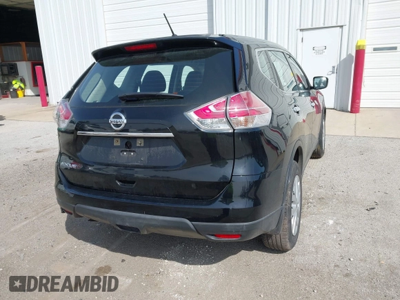 2015 Nissan Rogue S with VIN KNMAT2MT5FP514938, listed as a IAAI auction lot 41936913 with 116,631 mi miles and . Bid and sale history available at DreamBid. Image 4.