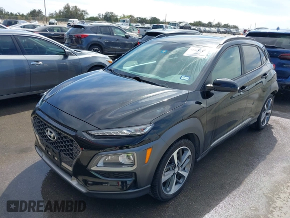 2018 Hyundai Kona Limited with VIN KM8K33A58JU078785, listed as a IAAI auction lot 41808445 with 58,738 mi miles. Bid and sale history available at carsss.com. Image 19.
