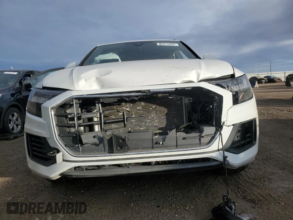 2023 Audi Q8 Premium Plus with VIN WA1BVBF11PD022656, listed as a Copart auction lot 85314434 with Not provided miles and Salvage title. Bid and sale history available at DreamBid. Image 5.