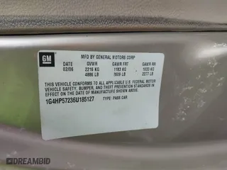 2006 Buick Lucerne CX with VIN 1G4HP57236U185127, listed as a IAAI auction lot 41856569 with 205,530 mi miles. Bid and sale history available at carsss.com. Image 9.