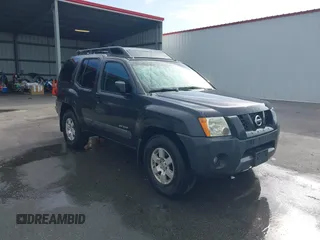 2005 Nissan Xterra S with VIN 5N1AN08W25C609722, listed as a IAAI auction lot 41745999 with 172,448 mi miles and . Bid and sale history available at DreamBid. Image 1.
