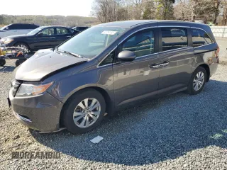 2016 Honda Odyssey SE with VIN 5FNRL5H34GB127209, listed as a Copart auction lot 50784155 with 61,149 mi miles and Salvage Title. Bid and sale history available at DreamBid. Image 1.