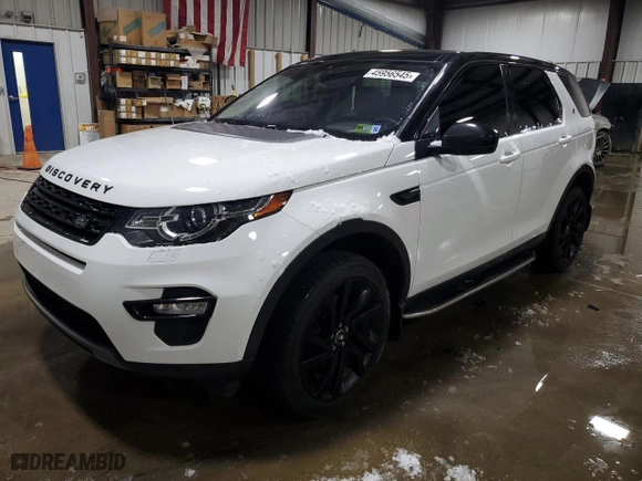 2017 Land Rover Discovery Sport HSE Luxury with VIN SALCT2BG1HH651458, listed as a Copart auction lot 45956545 with 138,622 mi miles and Clean Title. Bid and sale history available at carsss.com. Image 1.
