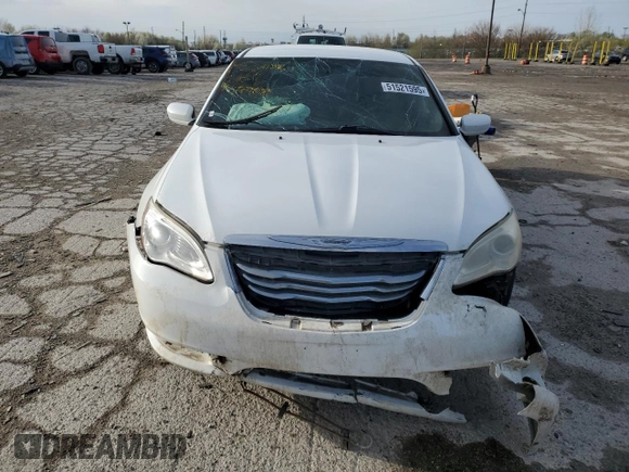 2011 Chrysler 200 Touring with VIN 1C3BC1FG3BN610768, listed as a Copart auction lot 51521595 with 130,753 mi miles and Salvage Title. Bid and sale history available at carsss.com. Image 5.