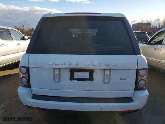 2012 Land Rover Range Rover HSE with VIN SALME1D45CA384306, listed as a Copart auction lot 42563675 with 103,567 mi miles and Salvage Title. Bid and sale history available at carsss.com. Image 6.