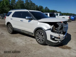 2017 Ford Explorer Platinum с VIN 1FM5K8HT6HGB87448, выставлен на аукционе Copart как лот 55605635 с пробегом 136 626 миль миль и Списание • Salvage title. История ставок и продаж доступна на DreamBid. Изображение 4.
