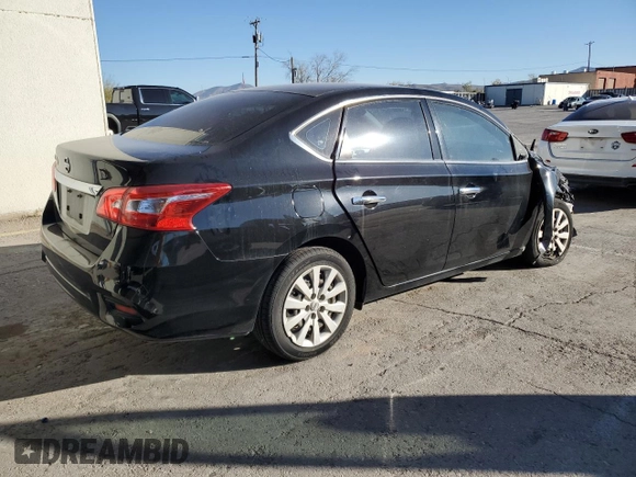 2019 Nissan Sentra SV with VIN 3N1AB7AP1KY400356, listed as a Copart auction lot 82447884 with 74,251 mi miles and Salvage Title. Bid and sale history available at DreamBid. Image 3.