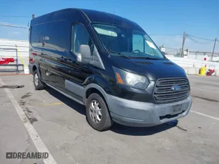 2015 Ford Transit Cargo Van with VIN 1FTYR2CMXFKA75921, listed as a IAAI auction lot 41999142 with 77,924 mi miles. Bid and sale history available at carsss.com. Image 1.