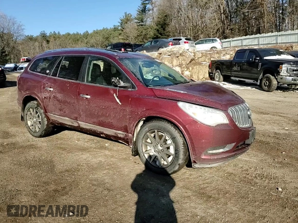 2017 Buick Enclave Leather with VIN 5GAKVBKD3HJ210489, listed as a Copart auction lot 42031285 with 91,154 mi miles and Salvage Title. Bid and sale history available at DreamBid. Image 14.