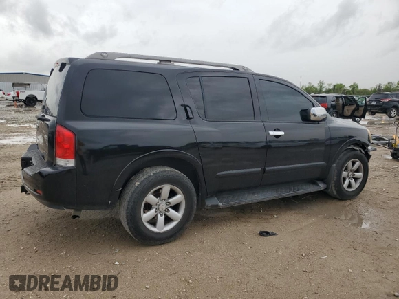 2011 Nissan Armada SV with VIN 5N1BA0ND6BN606602, listed as a Copart auction lot 50801765 with 198,994 mi miles and Salvage Title. Bid and sale history available at DreamBid. Image 3.