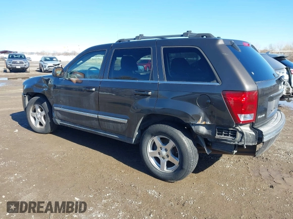 2005 Jeep Grand Cherokee Limited с VIN 1J4HR58N05C667737, выставлен на аукционе IAAI как лот 41824082 с пробегом 147 995 миль миль и . История ставок и продаж доступна на DreamBid. Изображение 3.