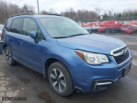 2018 Subaru Forester Limited with VIN JF2SJAJC4JH525104, listed as a IAAI auction lot 42018479 with 97,843 mi miles. Bid and sale history available at carsss.com. Image 1.