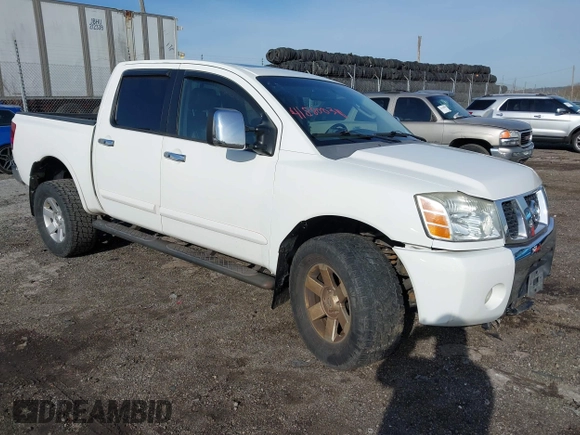 2007 Nissan Titan XE z VIN 1N6AA07B77N244215, wystawiony jako IAAI lot #41880030 z przebiegiem 138 405 mil mil oraz . Historia ofert i sprzedaży dostępna na DreamBid. Obrazek 1.