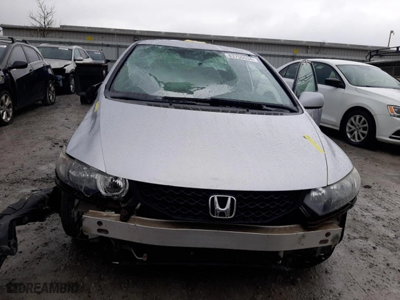 2010 Honda Civic Cpe LX with VIN 2HGFG1A66AH509765, listed as a Copart auction lot 83755534 with NaN miles and Salvage Title. Bid and sale history available at carsss.com. Image 5.