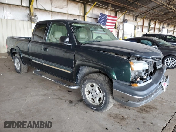 2004 Chevrolet Silverado 1500 with VIN 1GCEK19T84E276180, listed as a Copart auction lot 44925035 with Not Provided miles and Salvage Title. Bid and sale history available at DreamBid. Image 4.