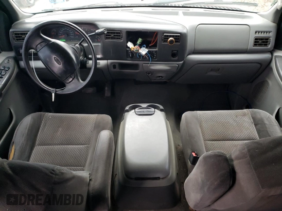 2002 Ford F-250 XL with VIN 1FTNW20S92EC71985, listed as a Copart auction lot 89347385 with 191,326 mi miles and Salvage Title. Bid and sale history available at DreamBid. Image 8.