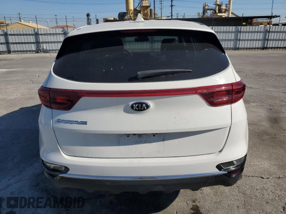 2021 Kia Sportage LX with VIN KNDPM3AC0M7874889, listed as a Copart auction lot 50266895 with 95,470 mi miles and Salvage Title. Bid and sale history available at DreamBid. Image 6.