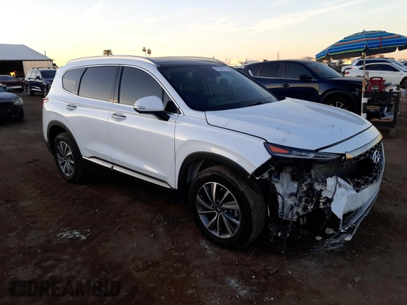 2020 Hyundai Santa Fe Limited with VIN 5NMS53AD1LH165881, listed as a Copart auction lot 70551872 with 24,357 mi miles. Bid and sale history available at carsss.com. Image 4.