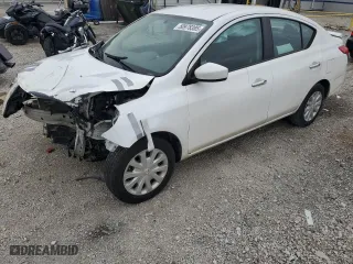 2016 Nissan Versa S with VIN 3N1CN7APXGL815860, listed as a Copart auction lot 50978385 with 144,537 mi miles and Salvage Title. Bid and sale history available at carsss.com. Image 1.