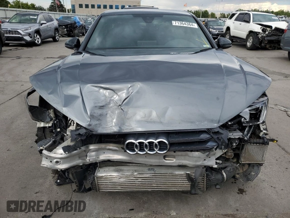 2019 Audi S4 Premium Plus with VIN WAUB4AF49KA001977, listed as a Copart auction lot 71364384 with 34,084 mi miles and Salvage Title. Bid and sale history available at carsss.com. Image 5.