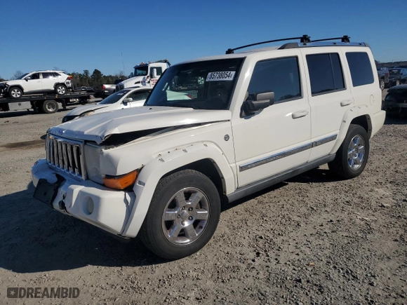 2007 Jeep Commander Limited with VIN 1J8HG58P67C552987, listed as a Copart auction lot 85738054 with 166,785 mi miles and Salvage Title. Bid and sale history available at carsss.com. Image 1.