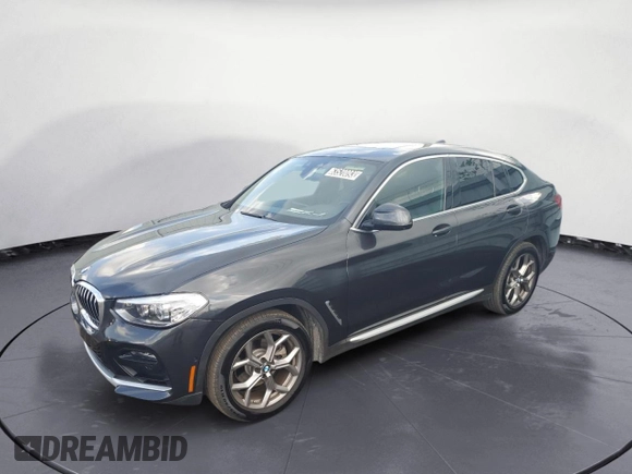 2021 BMW X4 xDrive30i with VIN 5UX2V1C08M9G72113, listed as a Copart auction lot 63520093 with 43,201 mi miles. Bid and sale history available at carsss.com. Image 1.
