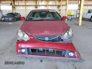 2002 Acura RSX Manual with VIN JH4DC53852C040081, listed as a Copart auction lot 61166654 with 334,675 mi miles and Salvage Title. Bid and sale history available at carsss.com. Image 5.
