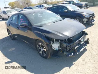 2020 Nissan Sentra SV with VIN 3N1AB8CV7LY255830, listed as a IAAI auction lot 41786362 with 36,686 mi miles and . Bid and sale history available at DreamBid. Image 1.