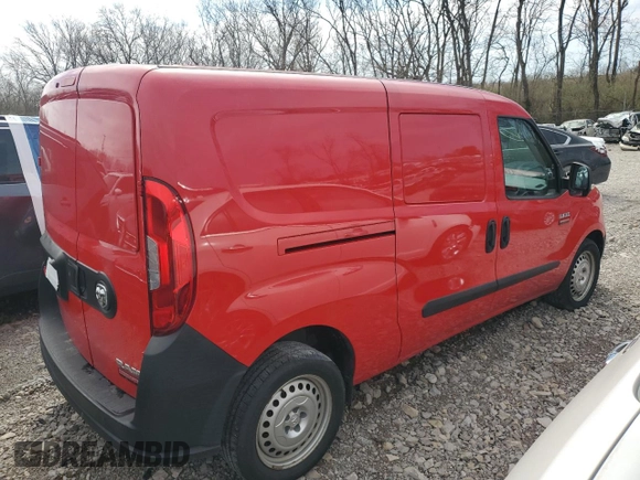 2018 Ram ProMaster City Cargo Van Tradesman with VIN ZFBERFAB4J6K60112, listed as a Copart auction lot 87797535 with 120,247 mi miles and Salvage Title. Bid and sale history available at carsss.com. Image 3.