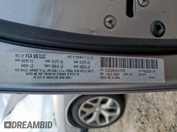 2016 Dodge Challenger SXT z VIN 2C3CDZAG1GH137976, wystawiony jako Copart lot #58702105 z przebiegiem 244 470 mil mil oraz Szkoda całkowita • Salvage title. Historia ofert i sprzedaży dostępna na DreamBid. Obrazek 13.