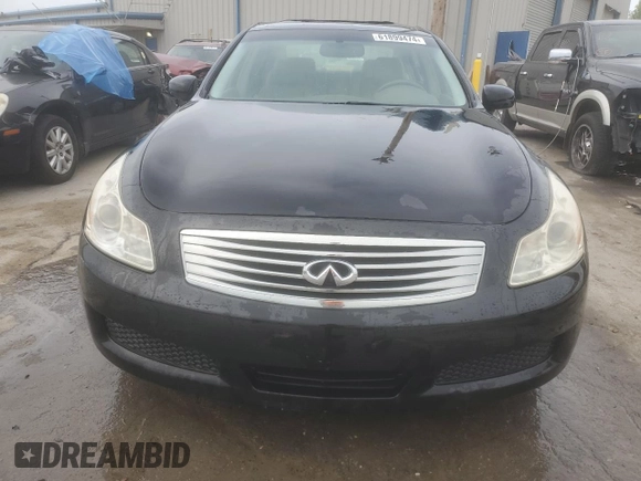 2007 Infiniti G35 Journey with VIN JNKBV61EX7M713397, listed as a Copart auction lot 61899474 with Not Provided miles and Salvage Title. Bid and sale history available at DreamBid. Image 5.