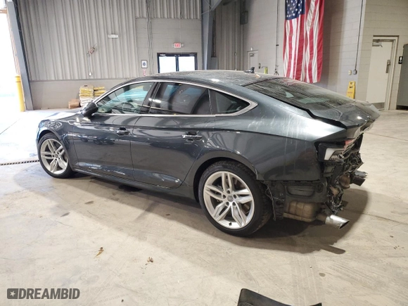 2019 Audi A5 Sportback Premium Plus with VIN WAUBNCF55KA077908, listed as a Copart auction lot 79709284 with NaN miles and Salvage Title. Bid and sale history available at carsss.com. Image 2.