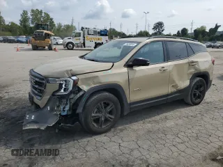2022 GMC Terrain AT4 z VIN 3GKALYEV6NL251134, wystawiony jako Copart lot #70628514 z przebiegiem 34 262 mil mil oraz Szkoda całkowita • Salvage title. Historia ofert i sprzedaży dostępna na DreamBid. Obrazek 1.