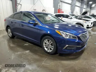 2016 Hyundai Sonata SE z VIN 5NPE24AF7GH365881, wystawiony jako Copart lot #49888055 z przebiegiem 181 106 mil mil oraz Szkoda całkowita • Salvage title. Historia ofert i sprzedaży dostępna na DreamBid. Obrazek 4.