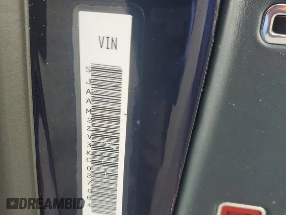 2019 Bentley Bentayga V8 z VIN SJAAM2ZV3KC027084, wystawiony jako Copart lot #45814705 z przebiegiem 38 490 mil mil oraz Szkoda całkowita • Salvage title. Historia ofert i sprzedaży dostępna na DreamBid. Obrazek 14.