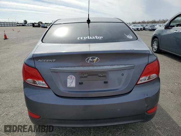 2016 Hyundai Accent SE with VIN KMHCT4AE7GU029810, listed as a Copart auction lot 45592025 with 116,698 mi miles and Clean Title. Bid and sale history available at carsss.com. Image 6.