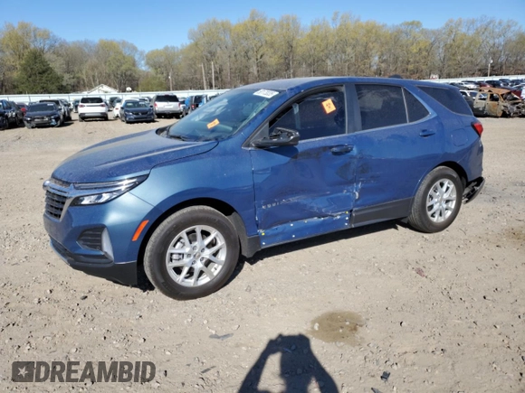 2024 Chevrolet Equinox LT with VIN 3GNAXKEG6RL254191, listed as a Copart auction lot 50173035 with 15,584 mi miles and Salvage Title. Bid and sale history available at DreamBid. Image 1.